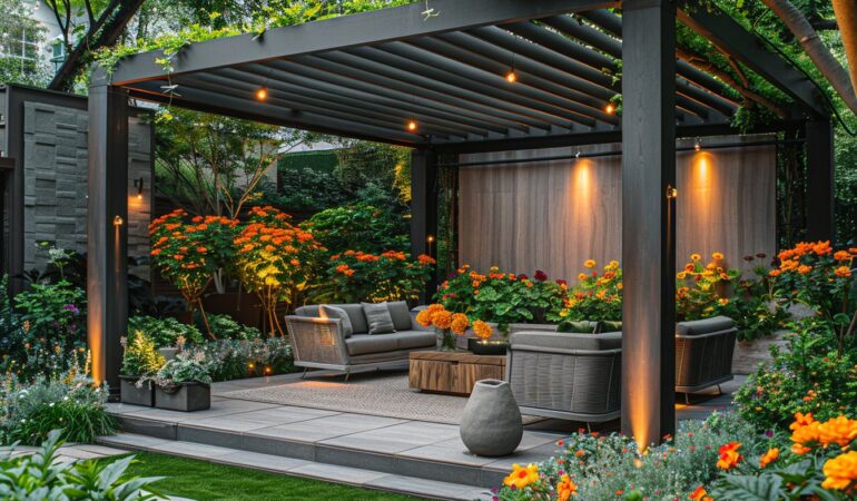 Aménager son espace extérieur avec une pergola design : transformer votre jardin en havre de paix